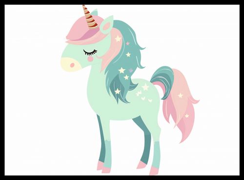 Plakat 55x40cm Jednorożec Marzeń na Arena.pl