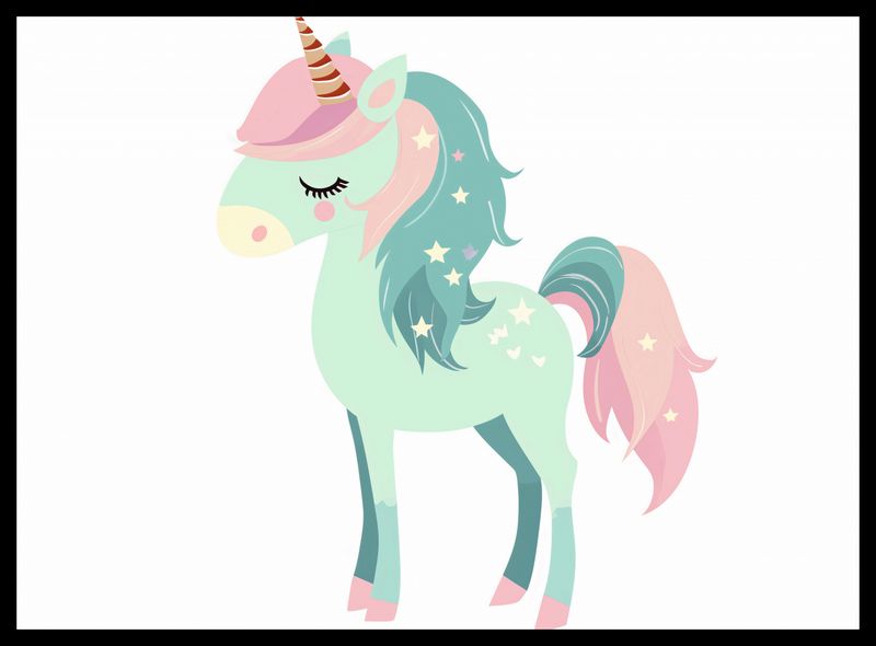 Plakat 55x40cm Jednorożec Marzeń zdjęcie 2