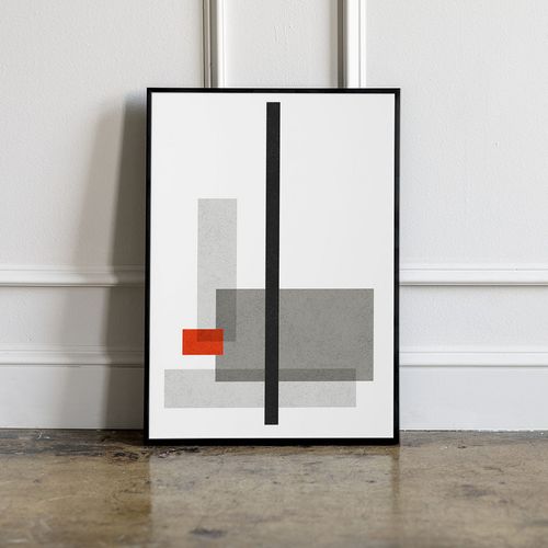 Plakat bauhaus geometria 70x100 cm na Arena.pl