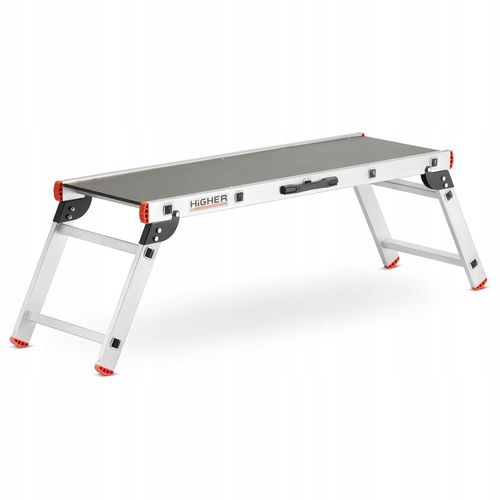 Podest aluminiowy roboczy drabina aluminiowa 2,45m na Arena.pl