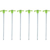 ŚLEDZIE DO NAMIOTU 19CM KPL. 6SZT METAL PLASTIK CAMP ACTIVE