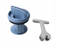 Filtr korek pompy do pralki Bosch Serie 2 Serie 6 Siemens Zelmer + klucz