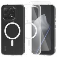 ETUI MAGNETYCZNE DO XIAOMI 15T CLEAR MAG CASE DO MAGSAFE + SZKŁO