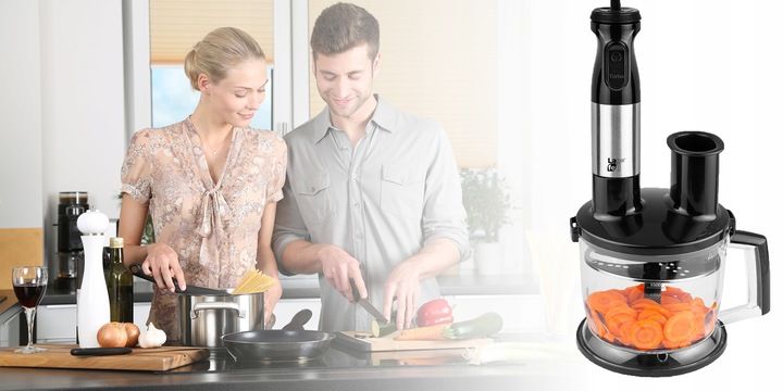 BLENDER RĘCZNY MIKSER TURBO ROBOT MALAKSER WIELOFUNKCYJNY 10w1 2 TARCZE zdjęcie 14