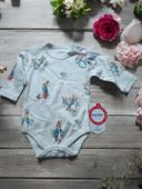 Body bawełniane w króliczki r.6-9 miesięcy