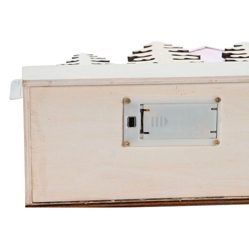 ozdoby świąteczne DKD Home Decor Czerwony Różowy 21 x 9,5 x 19 cm (2 Sztuk) na Arena.pl