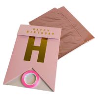 zestaw 6 urodziny baner balon sześć lat różowy