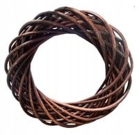 Wianek Koło wiklinowe brąz brązowe wiklina Rattan 40cm Koła ozdoby