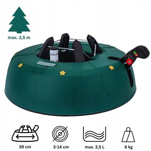 Stojak choinkowy SAMOZACISKOWY SELECT 3.5D Zielony NA ŻYWĄ CHOINKĘ DO 3,5 M na Arena.pl