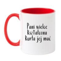 PANI WIELCE KSZTAŁCONA KURŁA JEJ MAĆ Wzór - Klasyczny Biało-Czerwony 330 ml