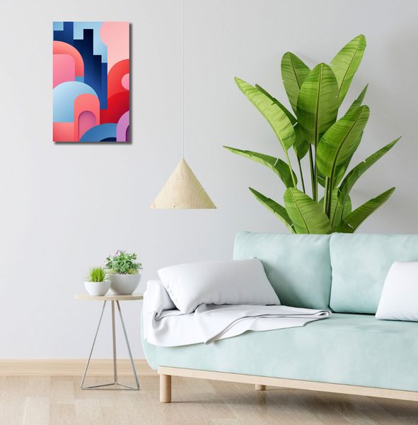 Obraz 30x50cm Miasto Kolorów zdjęcie 2