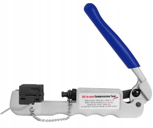 PROFESJONALNA ZACISKARKA KOMPRESYJNA ZŁĄCZ ANTEN TYPU F/BNC/RCA/IEC na Arena.pl