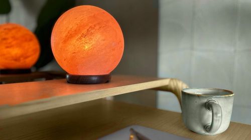 Lampa solna HIMALAJSKA 3-4 kg okrągła jonizator powietrza księżyc Luna na Arena.pl