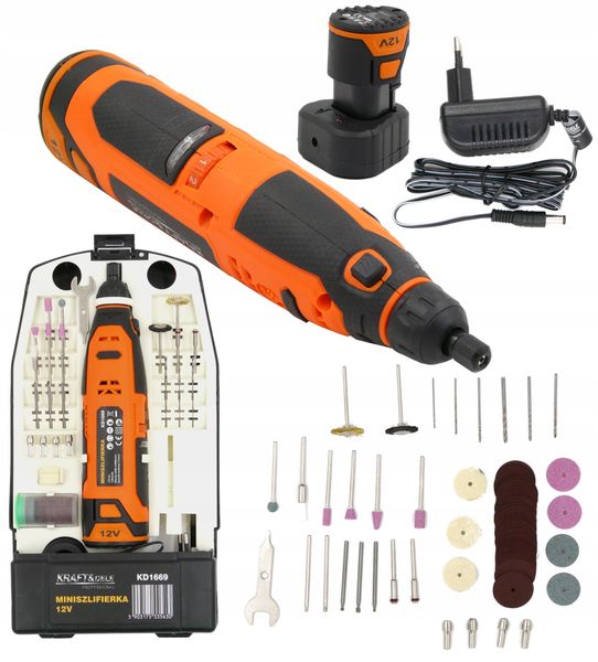 MINI SZLIFIERKA 12V + AKCESORIA zdjęcie 11