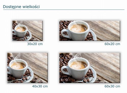 SZKLANA DESKA KUCHENNA 60x20 282c Kawa na Arena.pl