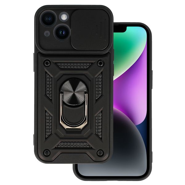 Slide Camera Armor Case do Iphone 15 Czarny zdjęcie 1