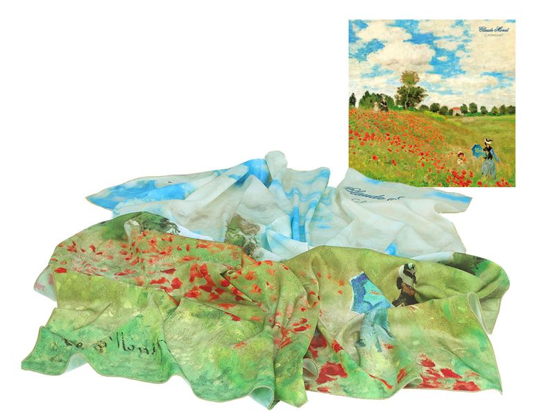 Chusta - C. Monet, Pole maków (CARMANI) zdjęcie 2