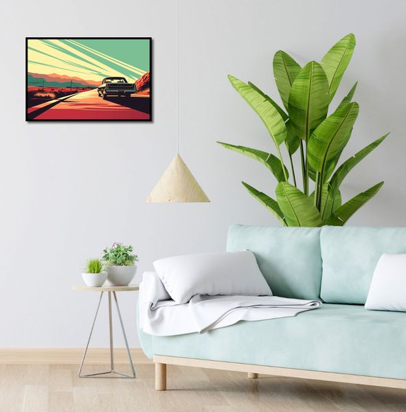 Plakat 60x40cm Droga przez Pustynię zdjęcie 4