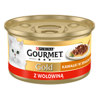 Purina Gourmet Gold Sauce Delight z wołowiną 85g