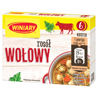 Winiary Rosół wołowy 60 g (6 sztuk) x 20 sztuk