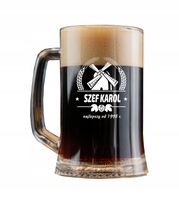 Kufel do Piwa Z WŁASNYM GRAWEREM PREZENT napisem dedykacją imieniem