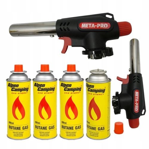 ZESTAW PALNIK 360 NA KARTUSZE LUTLAMPA OPALARKA + 4x GAZ ALPEN CAMPING na Arena.pl