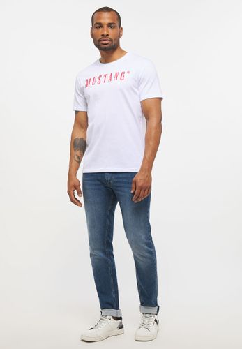 MUSTANG Style Alex C LOGO Tee MĘSKI T-SHIRT KOSZULKA NADRUK LOGO General White 1013221 2045 3XL na Arena.pl