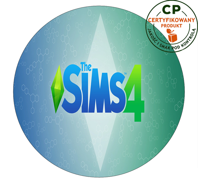 Opłatek na tort Sims zdjęcie 1