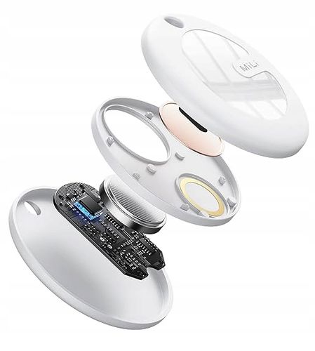 Zestaw 3x Lokalizator Bluetooth MiTag AirTag + 3x Biały Brelok na Arena.pl