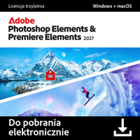 Adobe Photoshop Elements i Premiere Elements 2027 MacOS / Windows - 3 lata