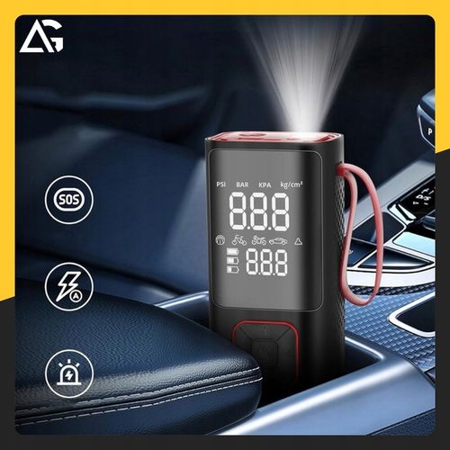 KOMPRESOR ROWEROWY SAMOCHODOWY AKUMULATOROWY POMPKA SPRĘŻARKA na Arena.pl