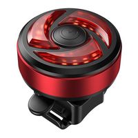 tylna lampka rowerowa superfire btl02, usb, 330mah