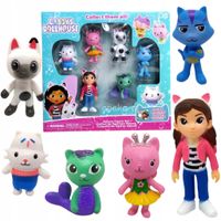 2 x Zestaw Figurek Koci Domek Gabi 6 SZT ZABAWKI POSTACIE KOTKI RADOŚĆ ZABA