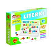 Zabawka edukacyjna dla dzieci do nauki alfabetu Wpinanka Literki Alexander