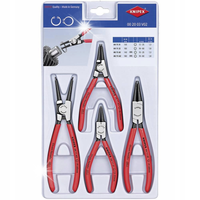 SZCZYPCE DO PIERŚCIENI OSADCZYCH ZEWN./WEWN. ZESTAW KNIPEX 002003V02 4 SZT