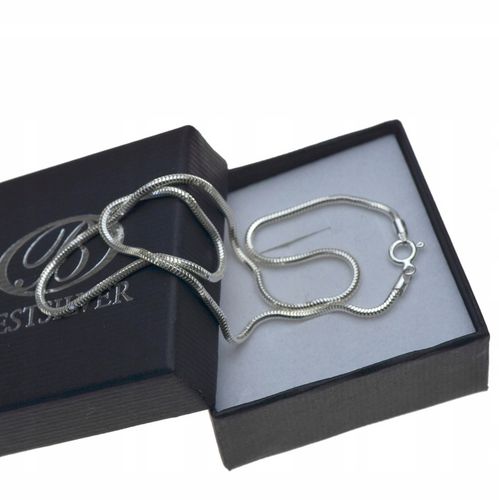 ŁAŃCUSZEK SREBRNY ŻMIJKA DAMSKI 2mm 50cm SREBRO na Arena.pl