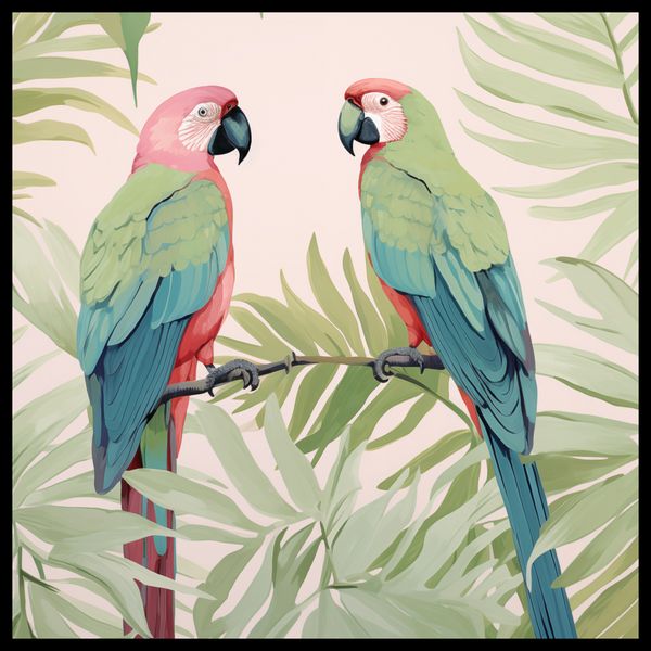 Plakat 50x50cm Dialog Ara zdjęcie 2