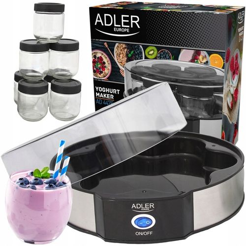 JOGURTOWNICA DOMOWY JOGURT 1,4L 7 SŁOICZKÓW 200ML na Arena.pl