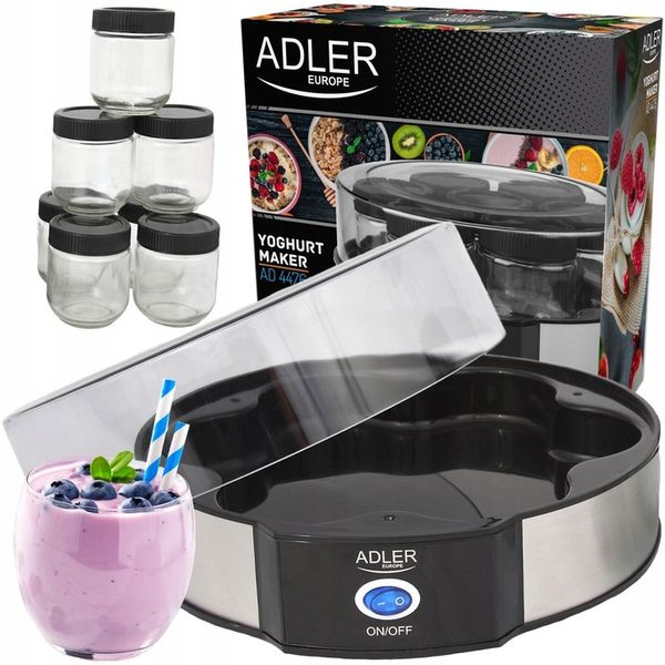 JOGURTOWNICA DOMOWY JOGURT 1,4L 7 SŁOICZKÓW 200ML zdjęcie 1