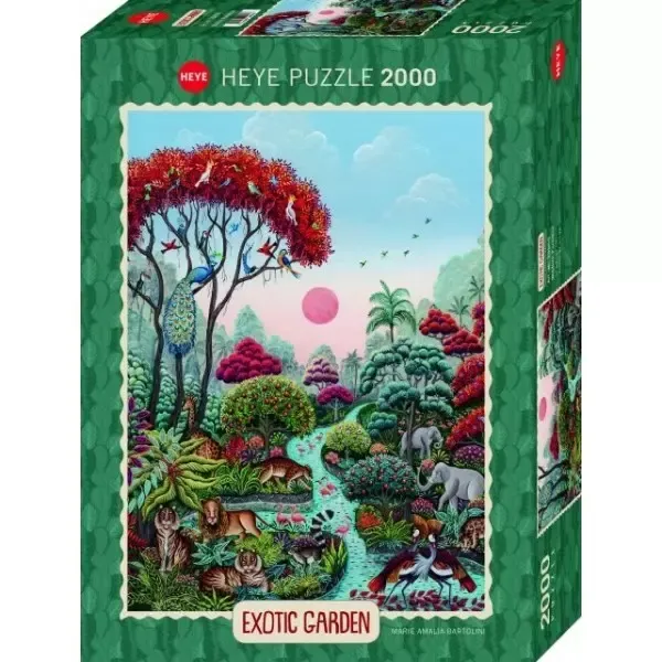 Puzzle 2000 elementów Raj dla dzikich zwierząt zdjęcie 1