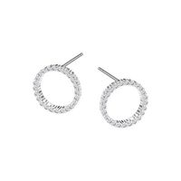 Srebrne kolczyki KDK5342 - Cyrkonia