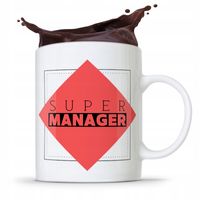 Kubek Prezent Dla Kierownika Super Manager Z Nadrukiem Ze Zdjęciem