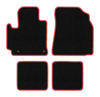 Dywaniki welurowe CARLUX-RED do Toyota RAV4 II 2WD 2001-2005 3-drzwi