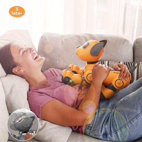 ROBOT INTERAKTYWNY PIES PIESEK ZDALNIE STEROWANY PROGRAMOWANY 20+ FUNKCJE na Arena.pl