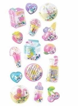 NAKLEJKI SHAKER 3D - PRZEKĄSKI DPNK-186 DP CRAFT zdjęcie 1