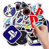 NAKLEJKI NA ZESZYT NALEPKA Z POSTACIAMI KONSOLA PLAYSTATION GRA WZORY 10SZT