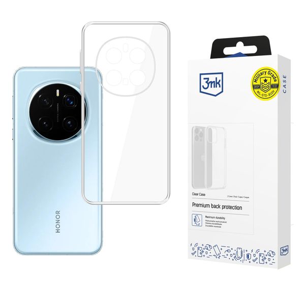 Silikonowe etui na Honor Magic 7 Pro - 3mk Clear Case zdjęcie 1