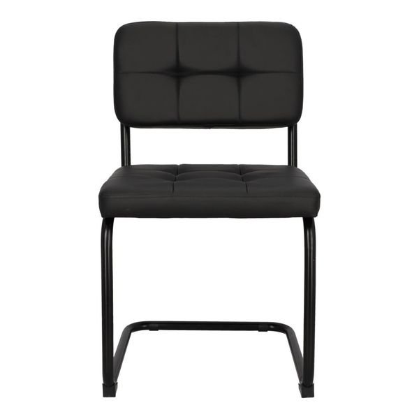Krzesło Nelson soft black swing black PU zdjęcie 2