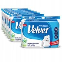 Velvet papier toaletowy Delikatnie Biały 7x12 rol
