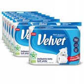 Velvet papier toaletowy Delikatnie Biały 7x12 rol
